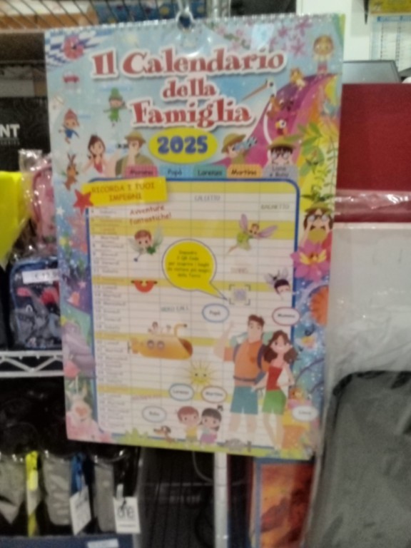 Calendario della famiglia 2025